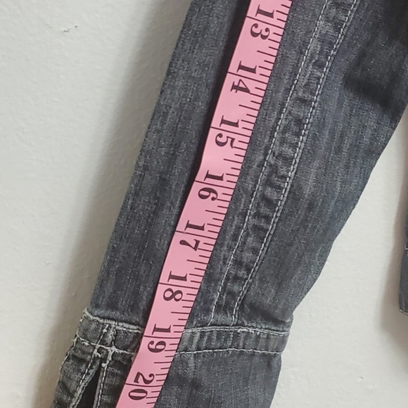 Ladies Denim Waist Jacket LAL Live A Little Size S - Picture 9 of 12